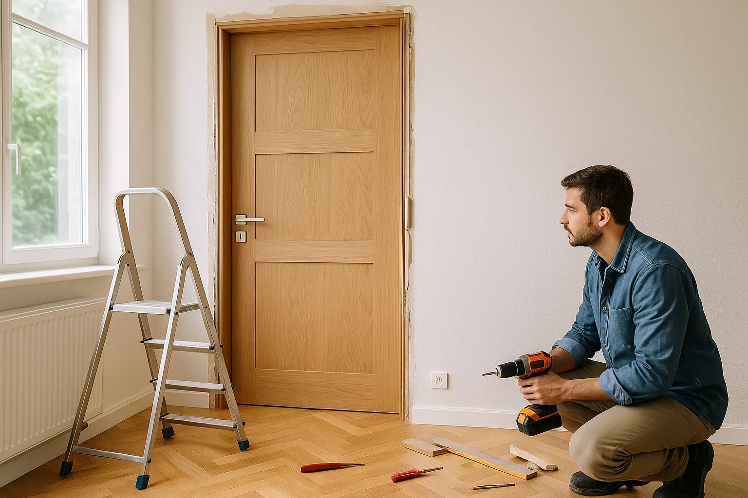 Changer ses portes intérieures n’implique pas forcément de gros travaux, de poussière ou de peinture.
