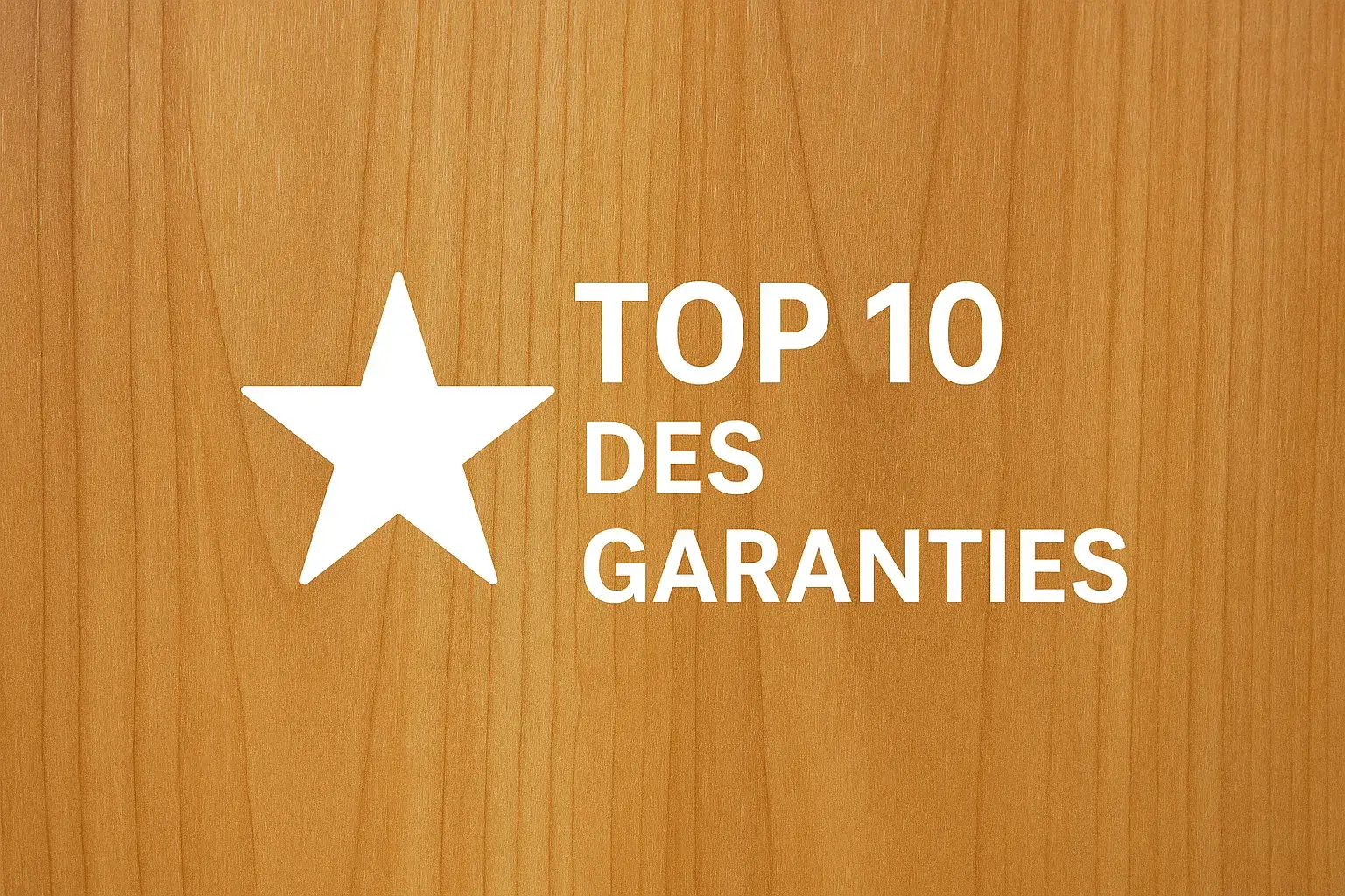 La garantie est un bon indice de la qualité d’une porte.